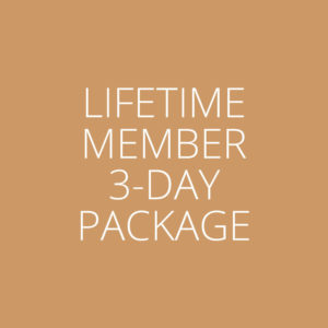 Lifetime Member 3-Day Package